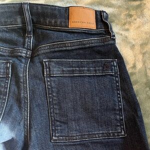 American Eagle high rise blue jeans, brand new, tried on once, never worn :)